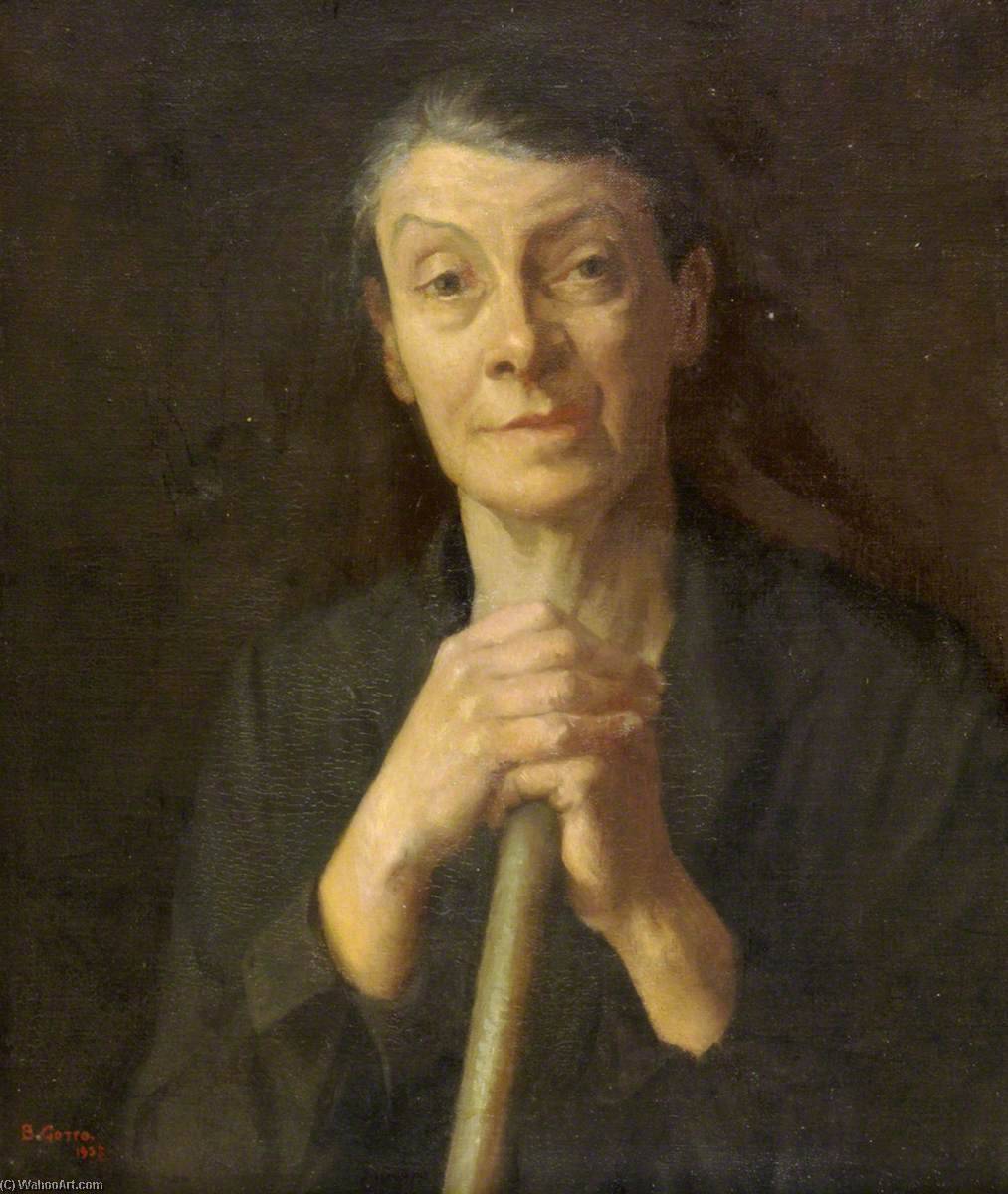 Order Paintings Reproductions La Bretonne by Fairlie Harmar (1876-1945) | ArtsDot.com