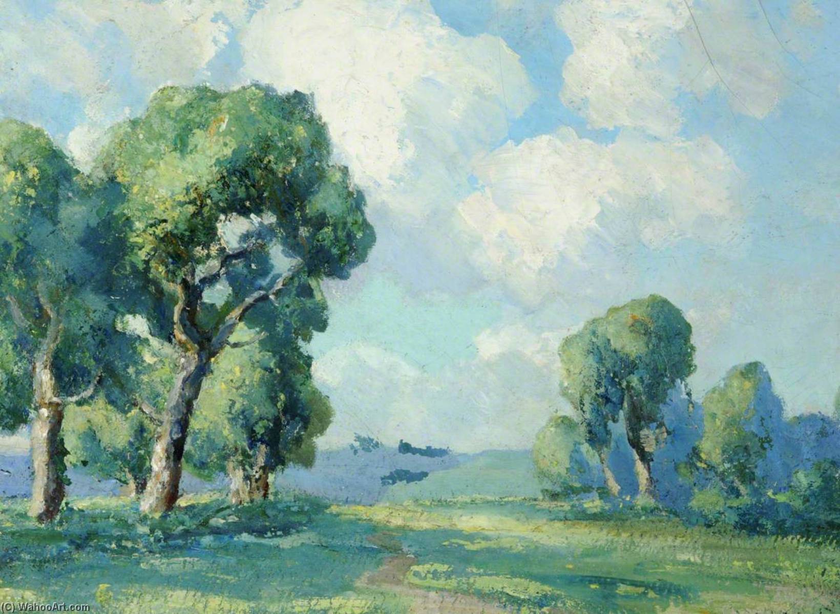 Buy Museum Art Reproductions Landscape, 1940 by Francis William Synge Le Maistre (1859-1940) | ArtsDot.com