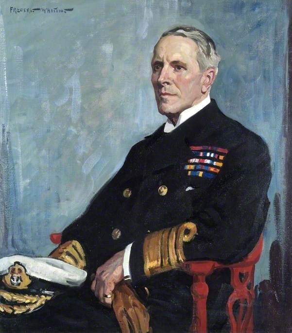 Order Oil Painting Replica Admiral Sir R. H. Pierse, KCB, KBE, MVO, 1920 by Frederic Whiting (Inspired By) (1874-1962) | ArtsDot.com