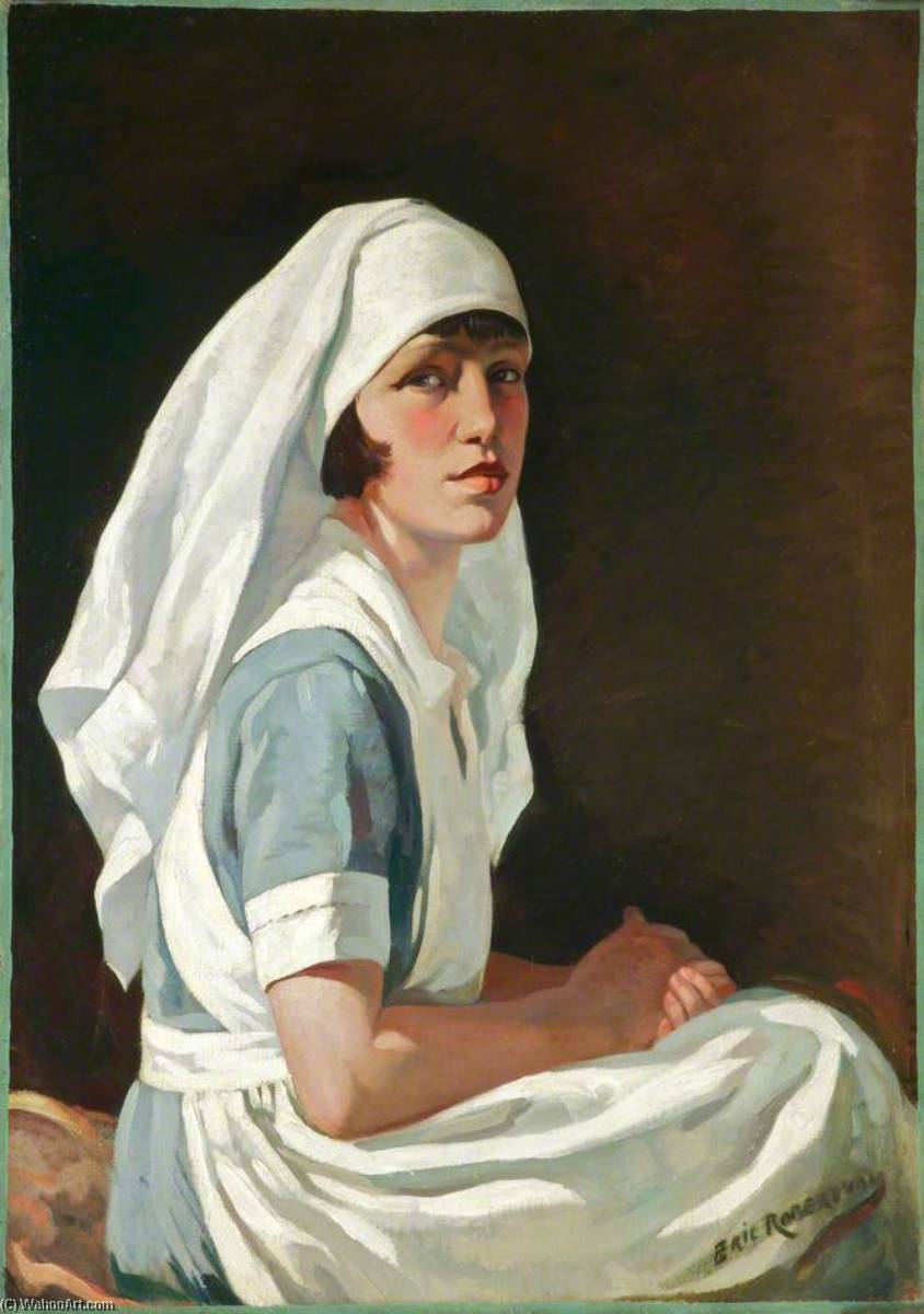 Ordinare Stampe Di Qualità Del Museo Wynne Walker, la moglie dell`artista, 1924 di Eric Harald Macbeth Robertson (1887-1941) | ArtsDot.com