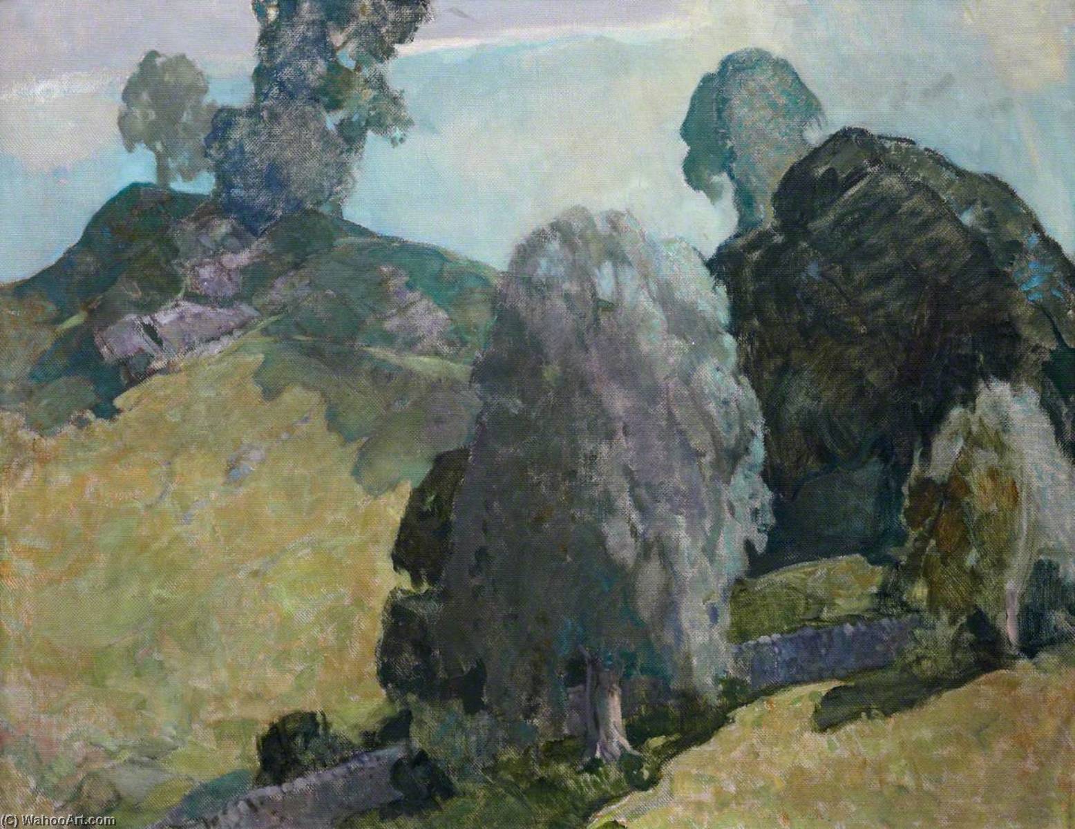 Order Paintings Reproductions Landscape at Little Borland, 1932 by Alick Riddell Sturrock (Inspired By) (1885-1953) | ArtsDot.com