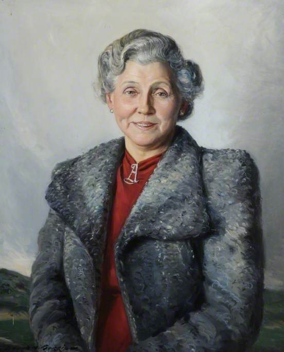 順序 手描き油絵 Mrs J. W.ジョンソン, 1931 バイ John Archibald Alexander Berrie (に触発された) (1887-1962) | ArtsDot.com