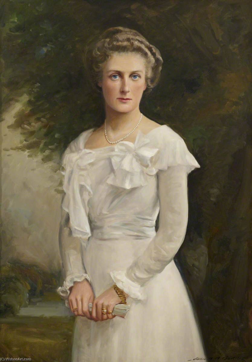 Order Oil Painting Replica Florence Blair Bell, 21 August 1929, 1929 by John Archibald Alexander Berrie (Inspired By) (1887-1962) | ArtsDot.com