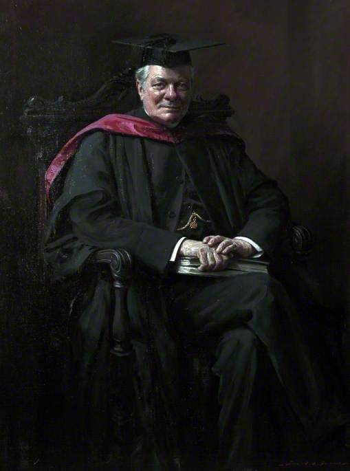 Order Oil Painting Replica Reverend Cannon Morley Stevenson (1851–1930), President of Warrington Training College (1884–1923) by John Archibald Alexander Berrie (Inspired By) (1887-1962) | ArtsDot.com
