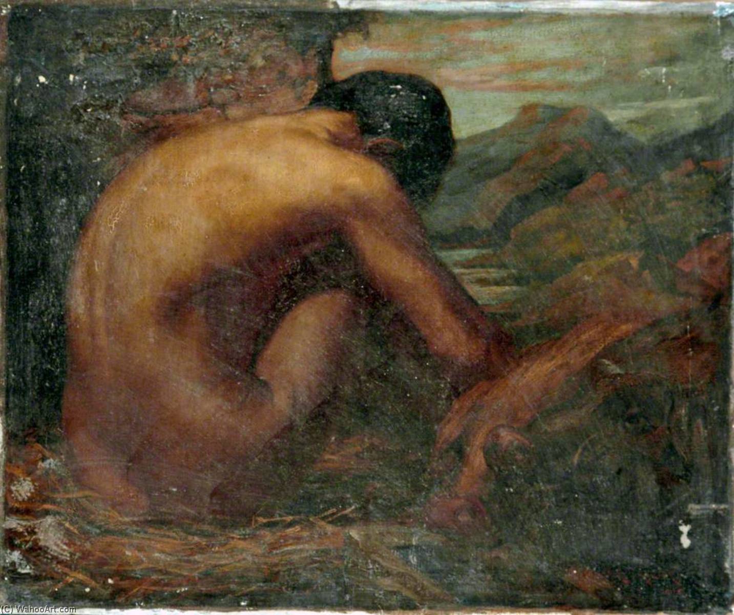 Buy Museum Art Reproductions Nude, Swineherd, 1905 by Gilbert Rogers (Inspired By) (1881-1956) | ArtsDot.com