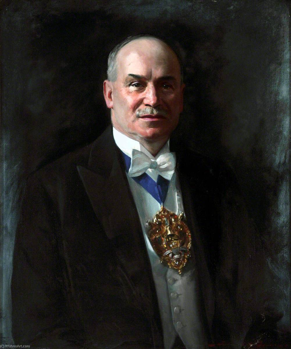 Buy Museum Art Reproductions D. P. Charlesworth, Mayor of Wallasey by John Archibald Alexander Berrie (Inspired By) (1887-1962) | ArtsDot.com