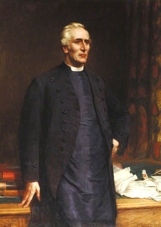 Order Artwork Replica John Percival (1834–1918), President of Trinity College and Bishop of Hereford, 1899 by Hugh Goldwin Riviere (Inspired By) (1882-1958) | ArtsDot.com