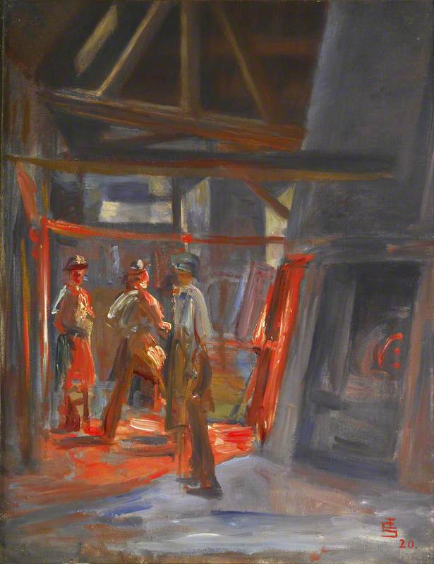 Buy Museum Art Reproductions Whitefriars Glass Works, the Glass House, 1920 by Edgar Seligman (Inspired By) (1867-1958) | ArtsDot.com