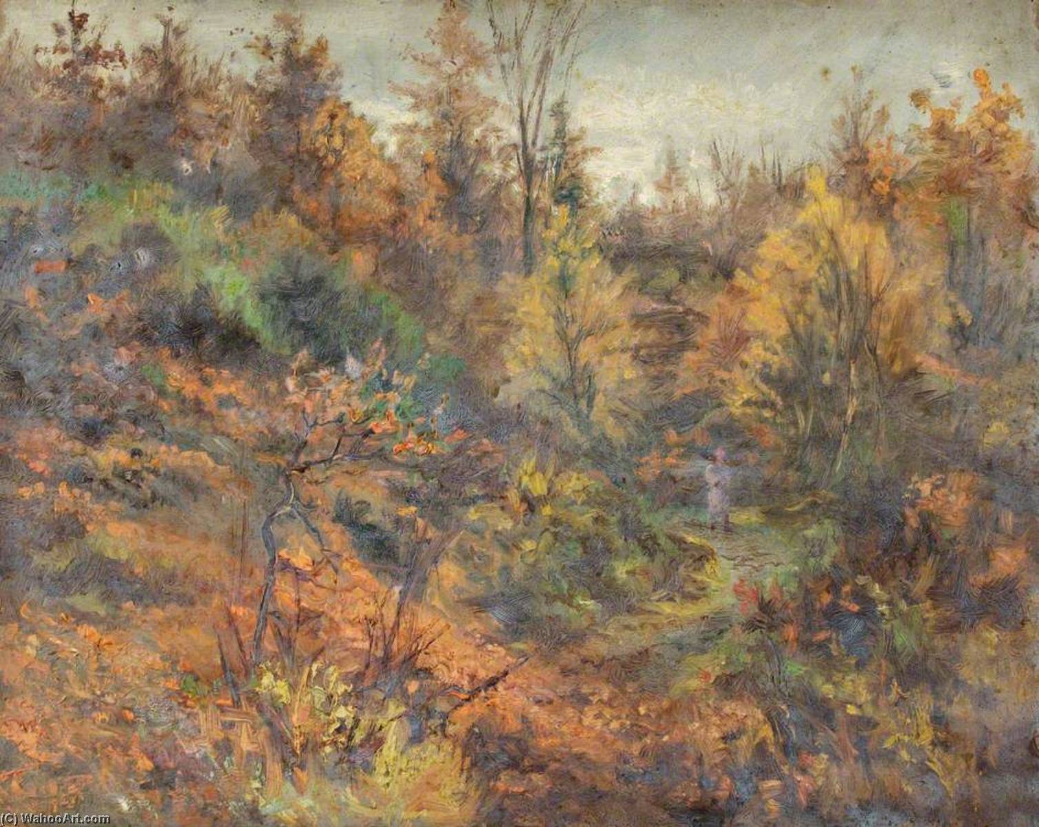 Buy Museum Art Reproductions Autumn, Croham Hurst, Croydon, Surrey, North Side, 1894 by William Henry Hope (1835-1917) | ArtsDot.com
