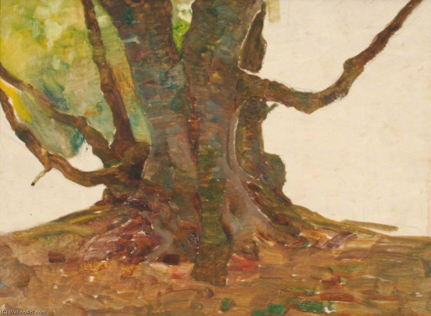 Order Oil Painting Replica Tree Roots by Benjamin Haughton (1865-1924) | ArtsDot.com