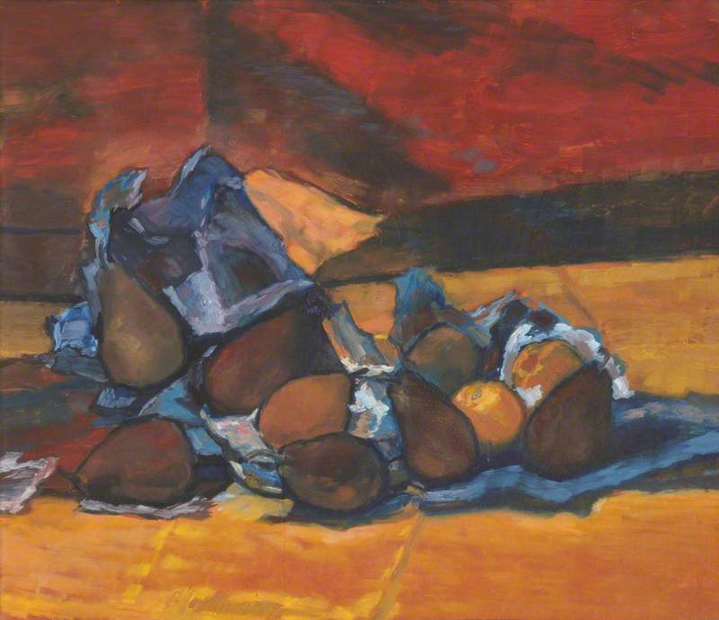 Buy Museum Art Reproductions Still Life of Pears by Albert Anthony Houthuesen (Inspired By) (1903-1979) | ArtsDot.com