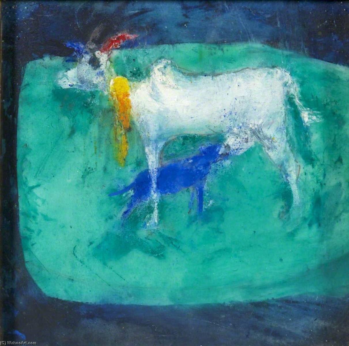 Sacred Cow and Calf by Anthony Fry (1927-2016) Anthony Fry | ArtsDot.com