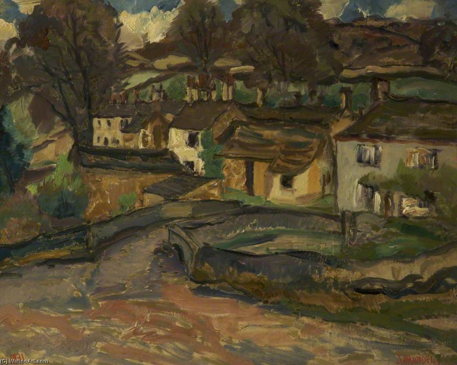 Order Paintings Reproductions Autumn, Hebden by James Arundel (Inspired By) (1875-1960) | ArtsDot.com