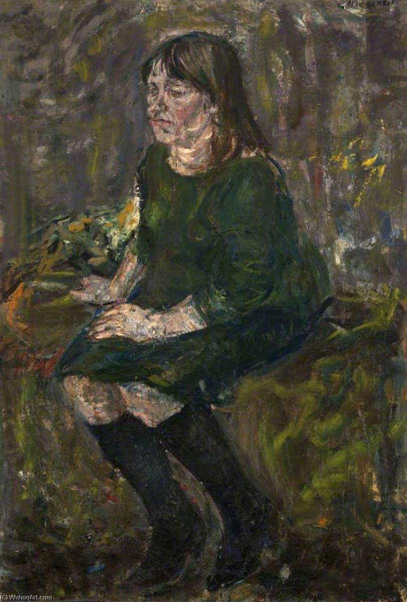 Self Portrait, 1951 by Barbara Balmer (1929-2017) Barbara Balmer | ArtsDot.com