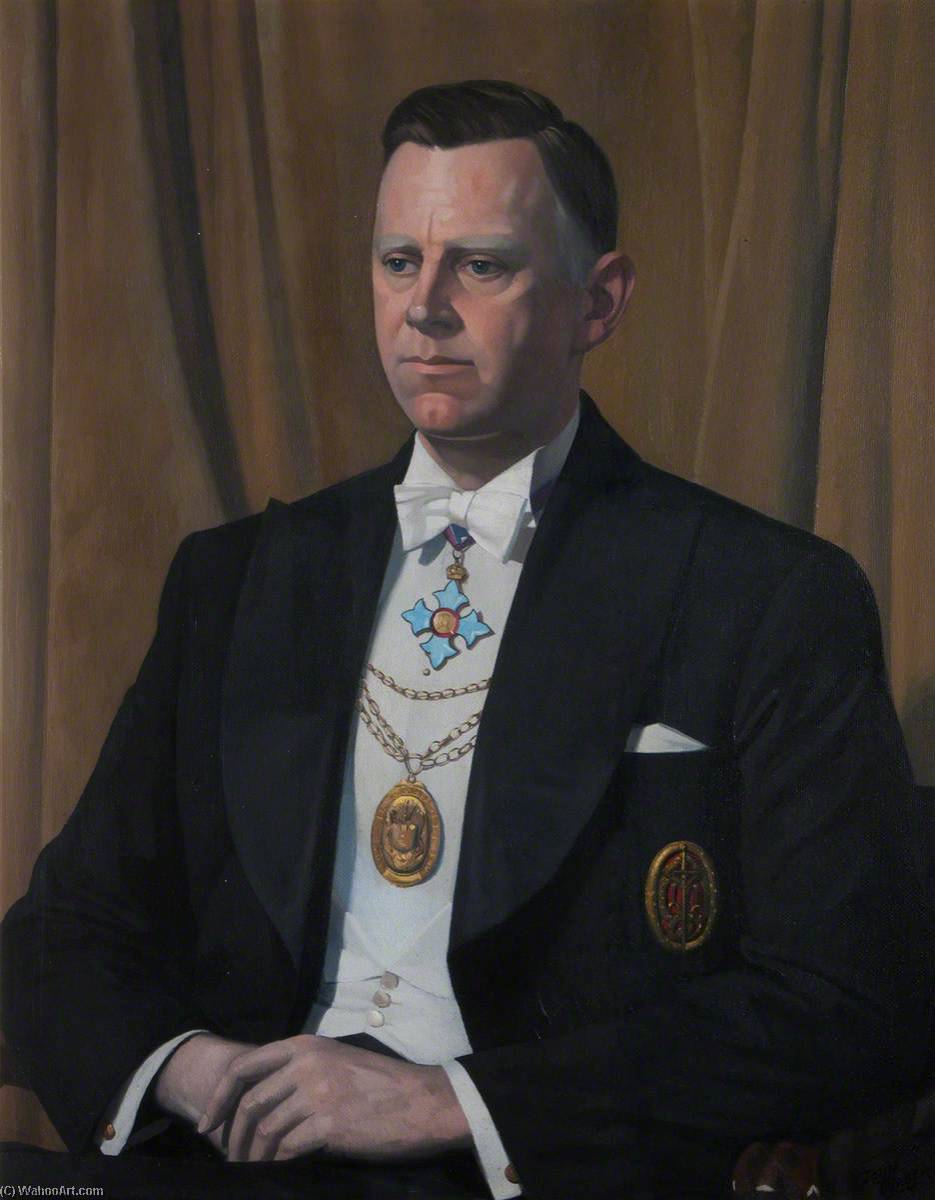 Sir Percival Brown, CBE, Lord Mayor (1953-1954) de John Turner John Turner | ArtsDot.com