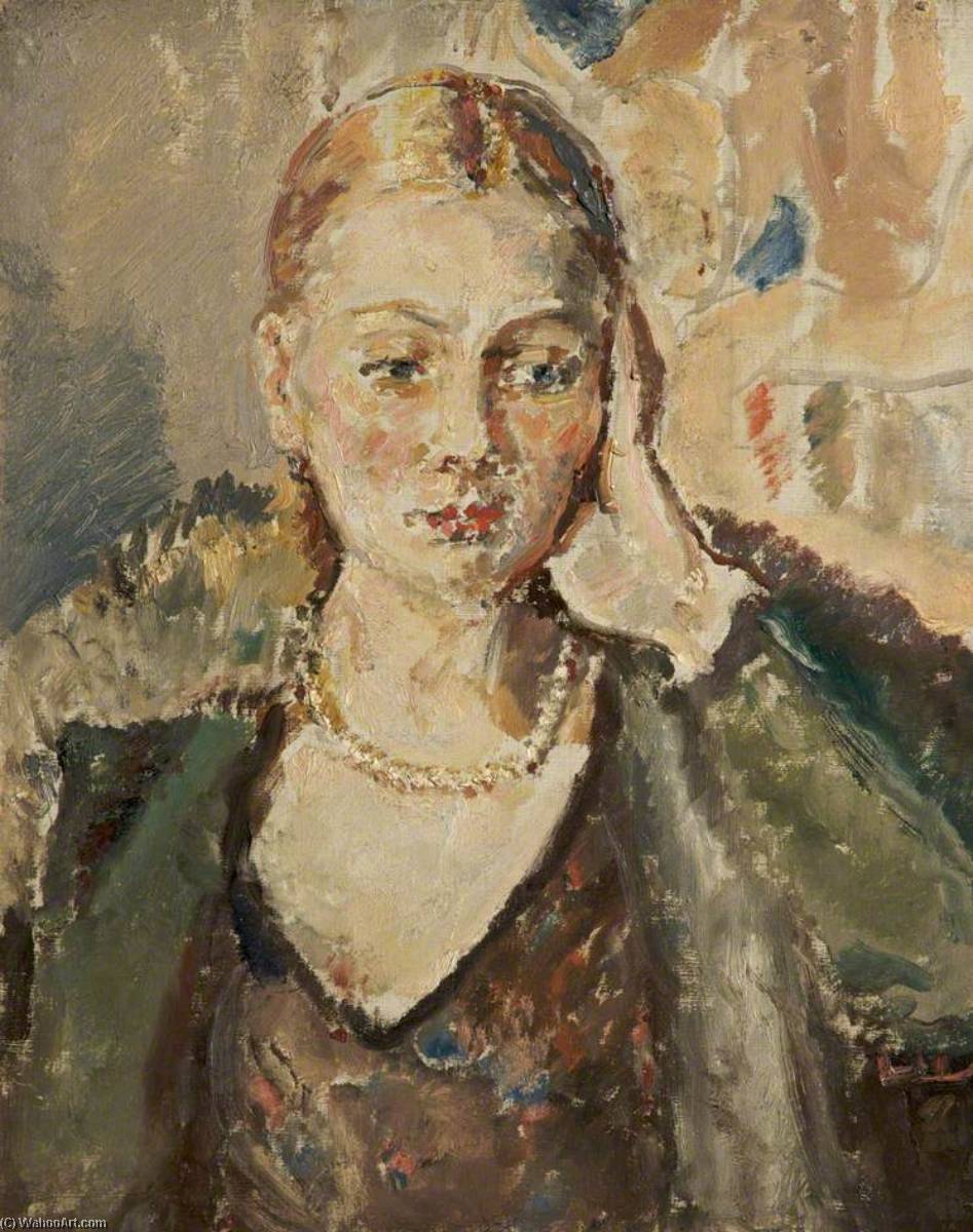 Order Art Reproductions Portrait of a Young Lady by Ethel Walker (1861-1951) | ArtsDot.com