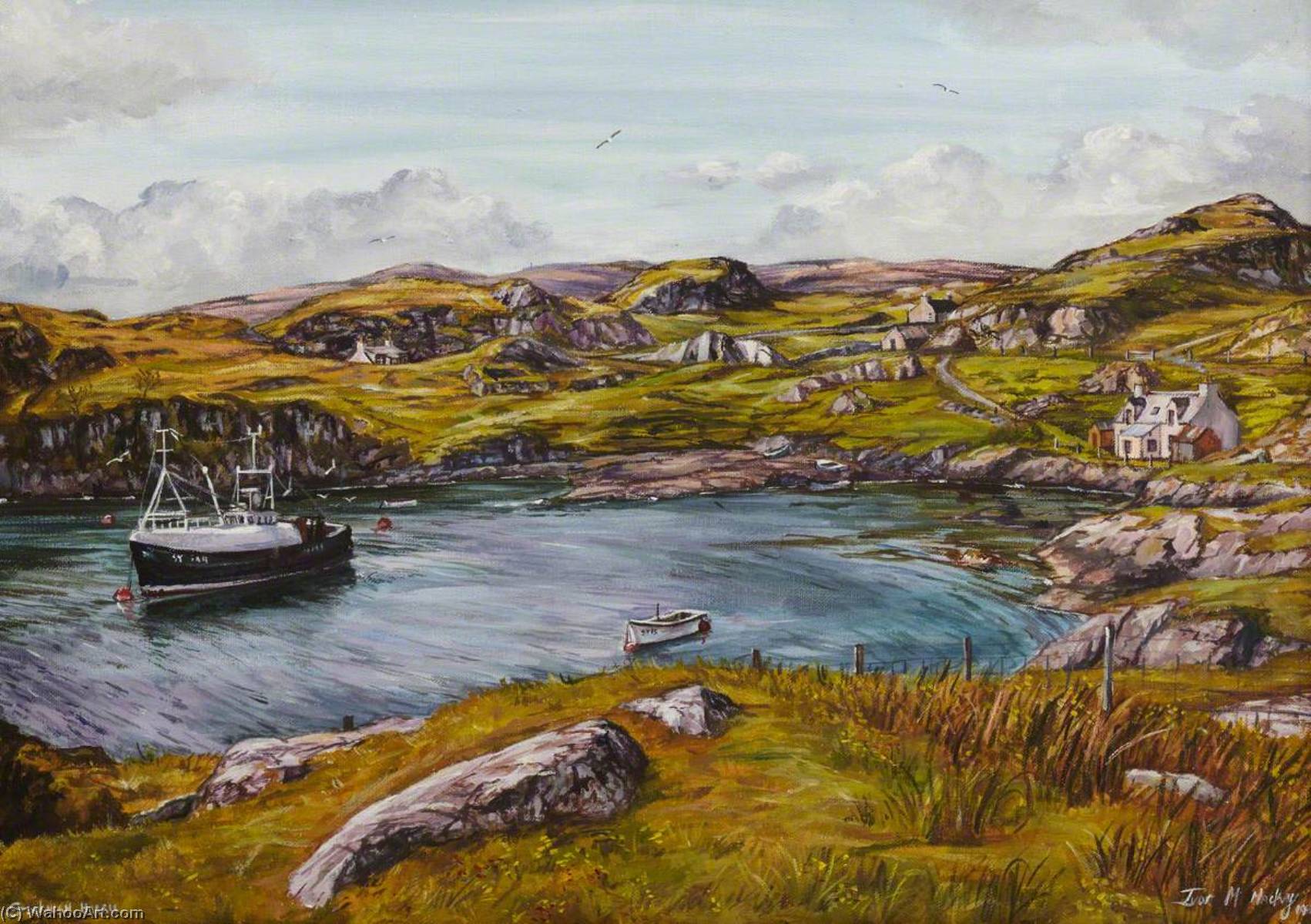 Stocknish Harris by Ivor M Mackay Ivor M Mackay | ArtsDot.com
