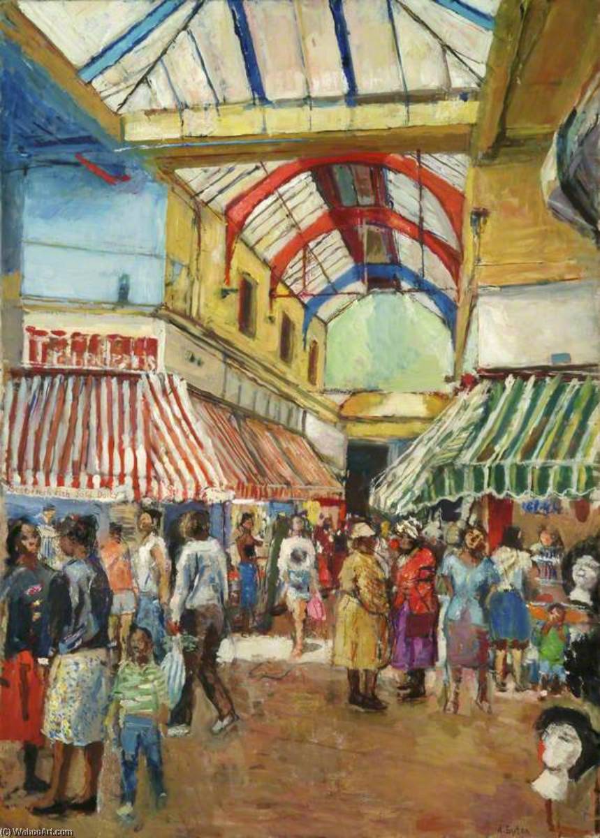 Brixton Market, 1992 by Anthony John Plowden Eyton Anthony John Plowden Eyton | ArtsDot.com