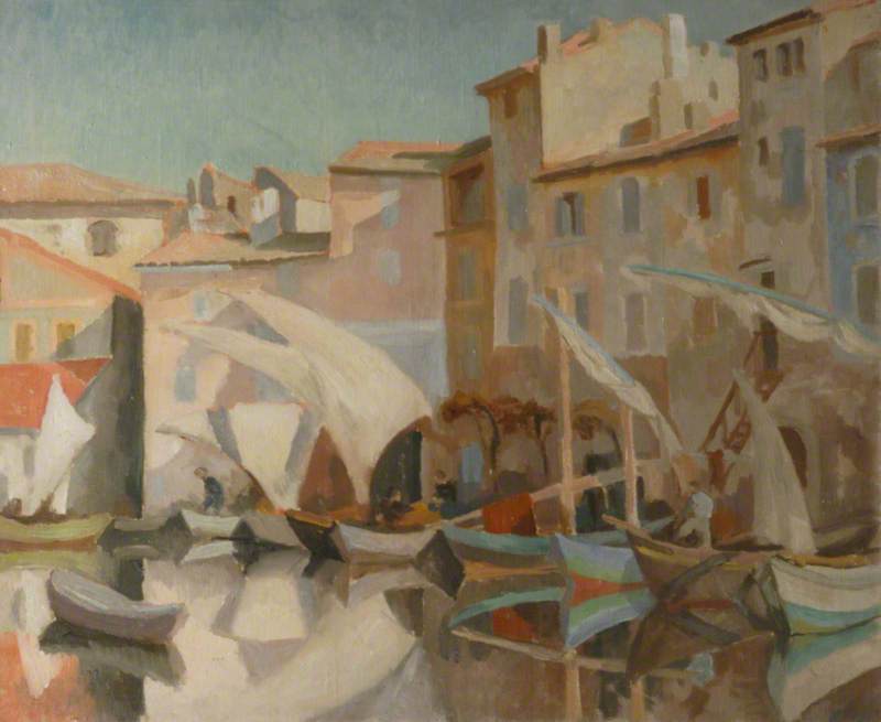 Order Artwork Replica The Harbour at St Tropez, 1919 by Roger Eliot Fry (1866-1934) | ArtsDot.com
