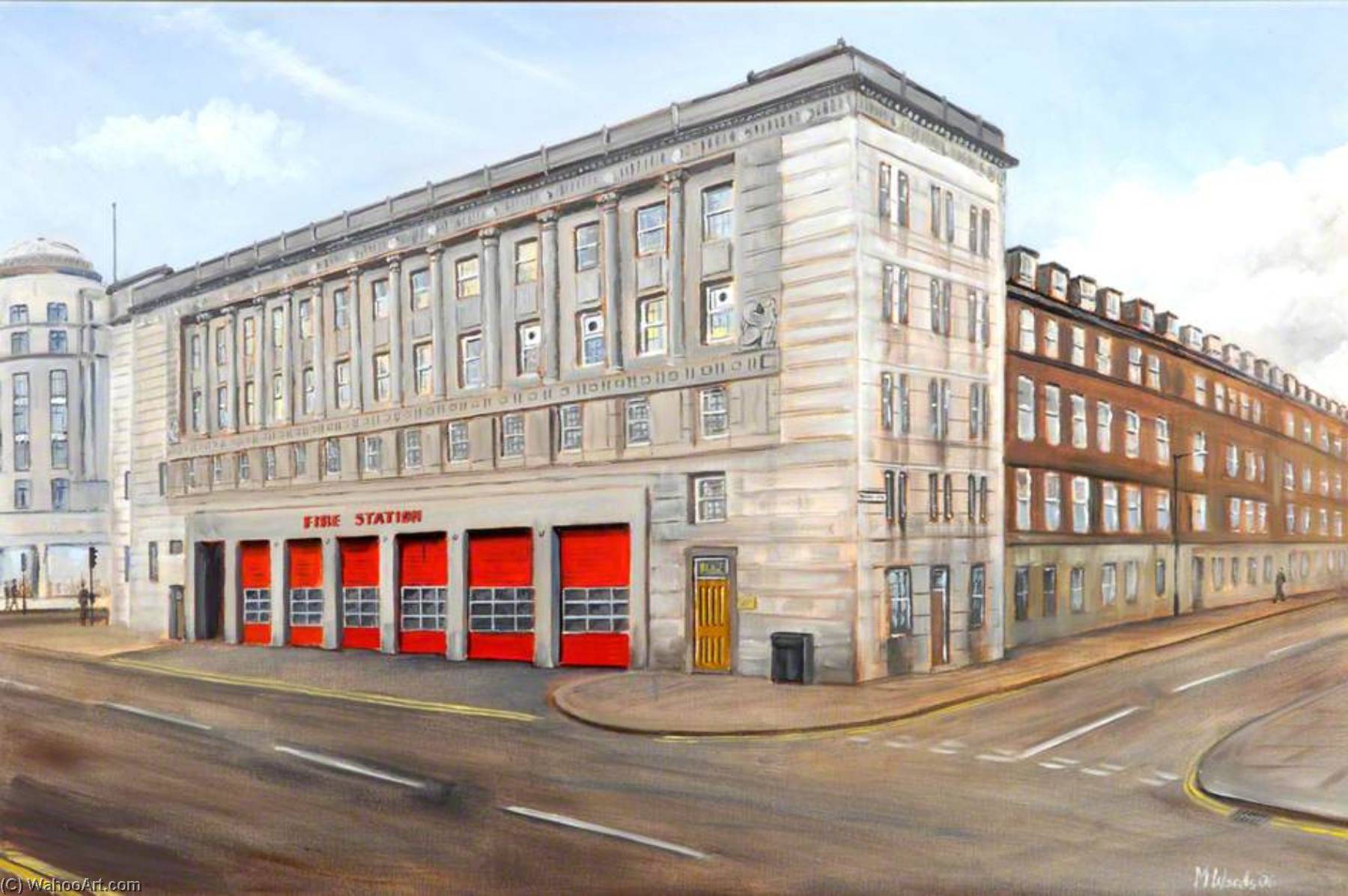 Old Pilgrim Street Headquarters, Newcastle upon Tyne, Tyne and Wear, 2006 by Martin Woods Martin Woods | ArtsDot.com