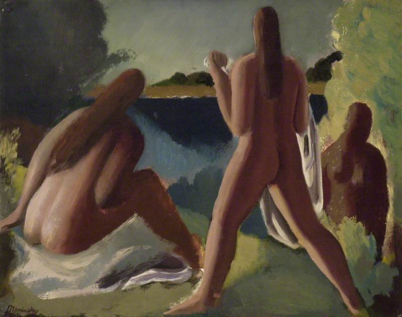 Buy Museum Art Reproductions Bathers by Bernard Meninsky (1891-1950) | ArtsDot.com