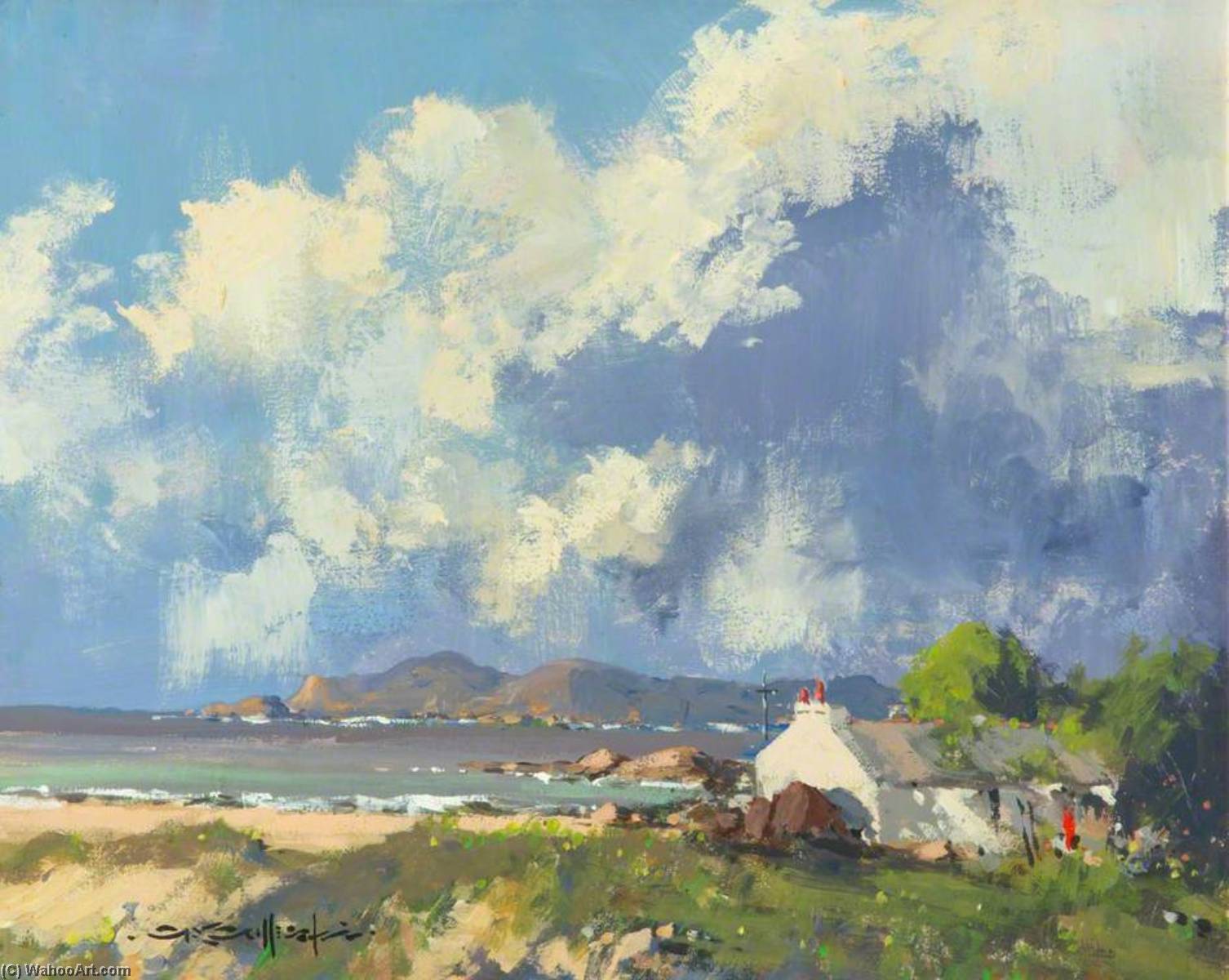 On the Mayo Coast by George K Gillespie (1924-1995) George K Gillespie | ArtsDot.com
