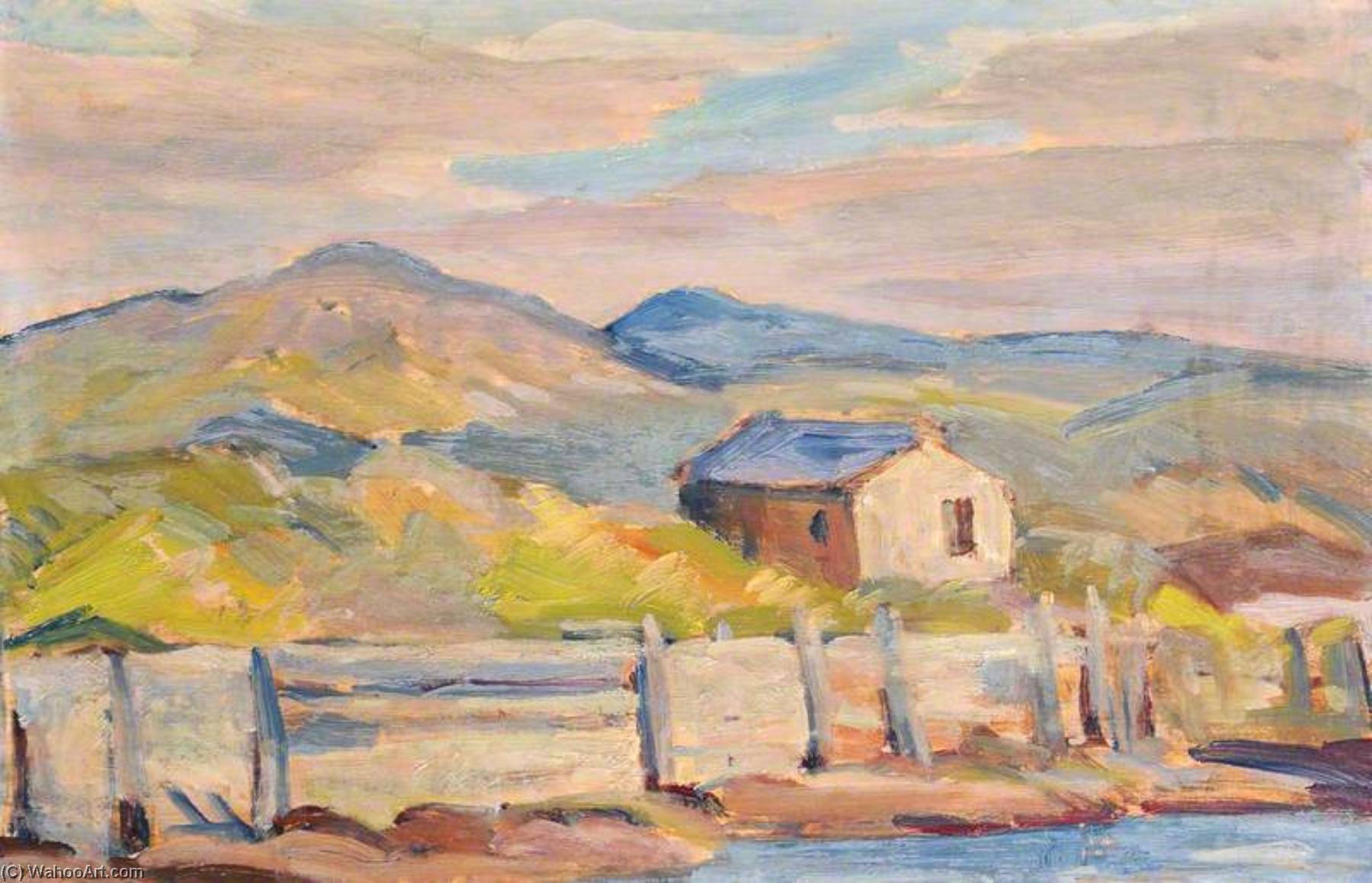 顺序 畫複製 Ballast Island, Porthmadog, 1932 通过 Henry Marvell Carr (灵感来自) (1894-1970) | ArtsDot.com
