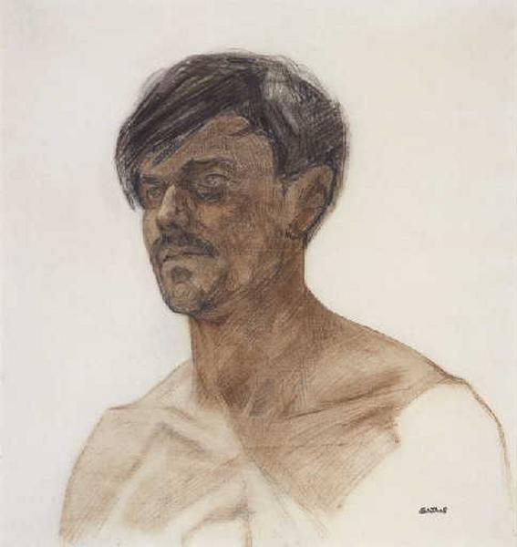 Order Oil Painting Replica Autoportrait de Robert Antral by Antral Louis Robert (1895-1939) | ArtsDot.com
