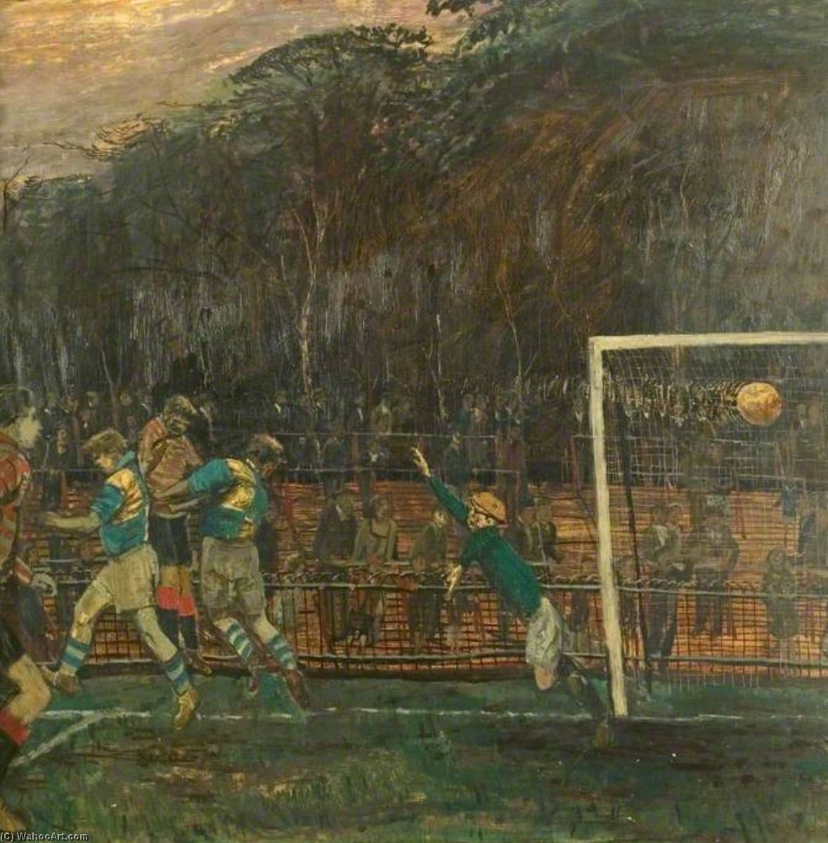 Order Oil Painting Replica Last Minute Goal, 1949 by Carel Victor Morlais Weight (Inspired By) (1908-1997, United Kingdom) | ArtsDot.com