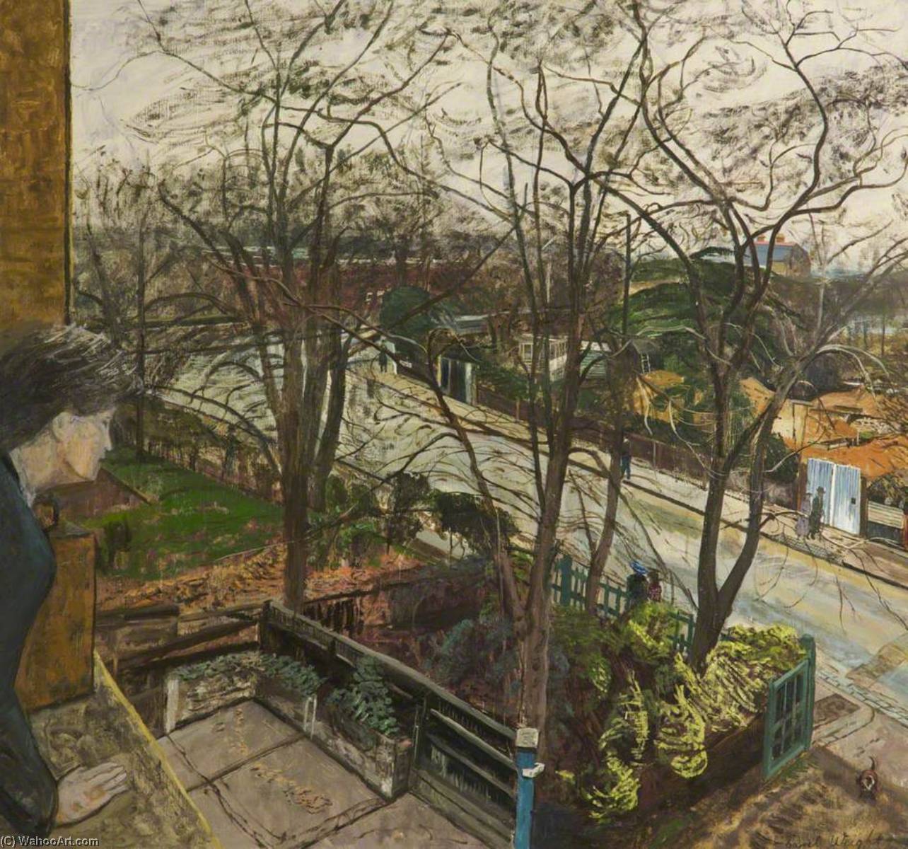 Order Oil Painting Replica Putney Window by Carel Victor Morlais Weight (Inspired By) (1908-1997, United Kingdom) | ArtsDot.com