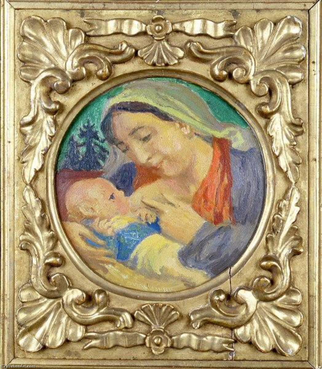 Buy Museum Art Reproductions Petite Madone by Denis Maurice (1870-1943, France) | ArtsDot.com