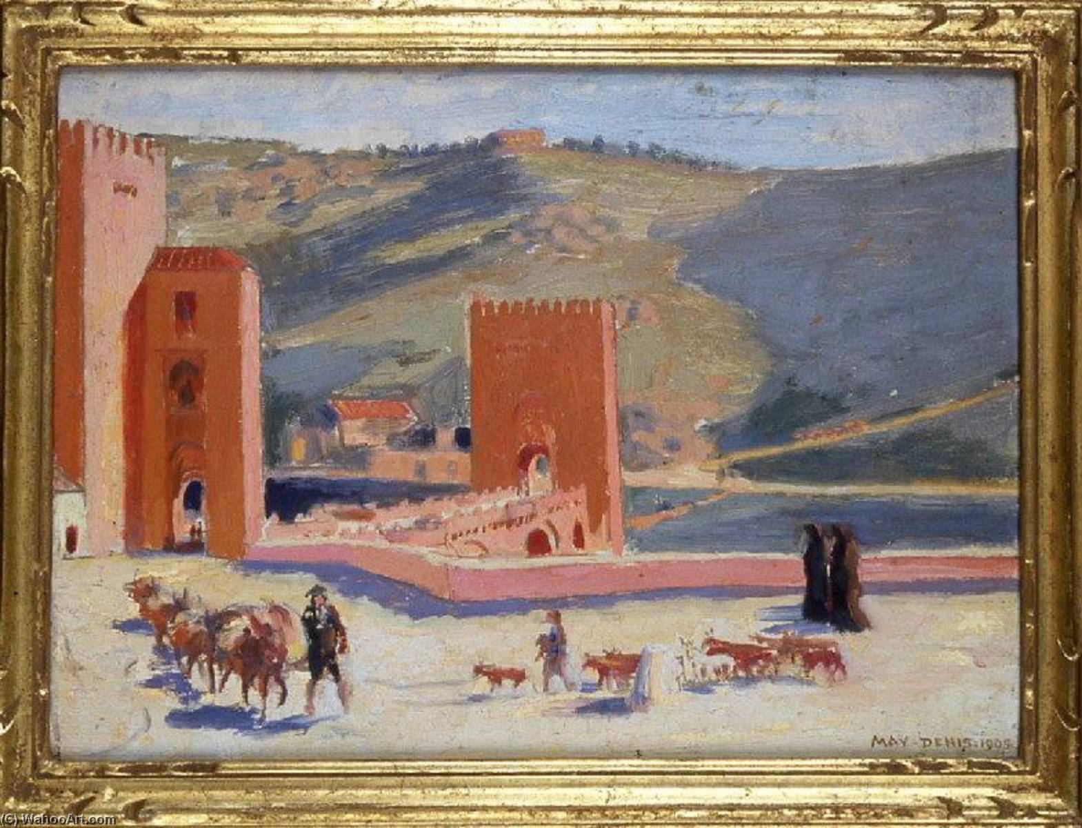 Order Paintings Reproductions Pont de Tolède sur le Tage by Denis Maurice (1870-1943, France) | ArtsDot.com