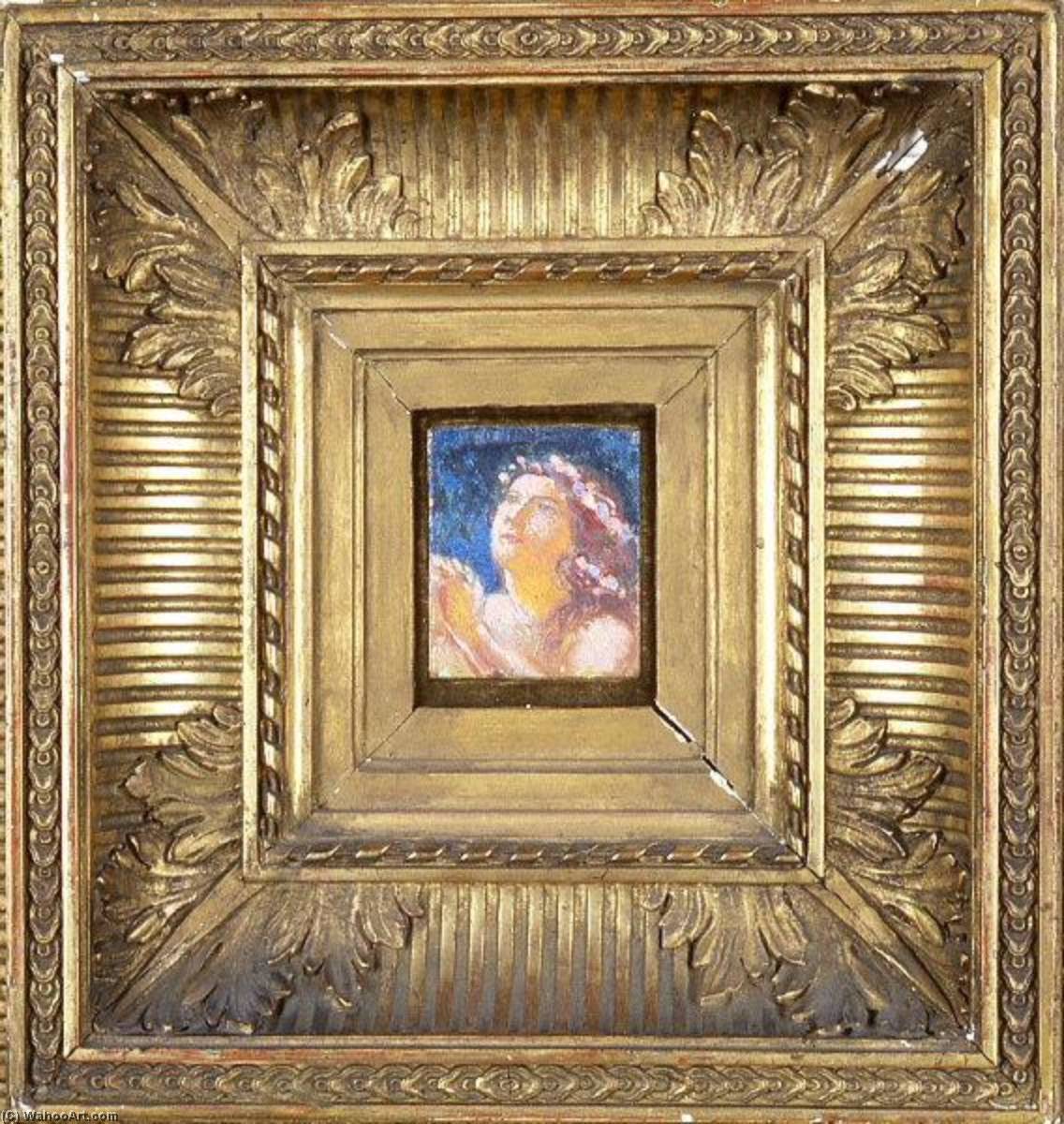 購入 美術館の複製、美術複製、絵画複製、美術館の品質プリント、美術品の複製、有名な絵画の複製、博物館の品質再現、キャンバスにアートプリント Orante fleurie バイ Denis Maurice (1870-1943, France) | ArtsDot.com