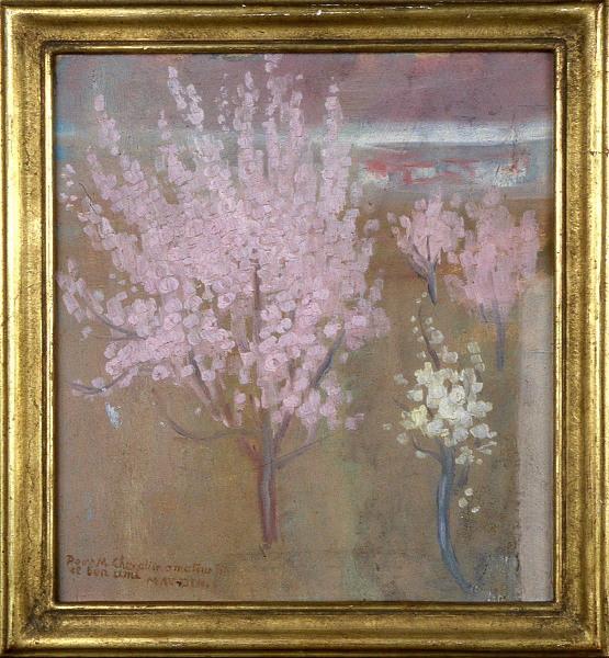 Order Paintings Reproductions Amandiers en fleurs by Denis Maurice (1870-1943, France) | ArtsDot.com