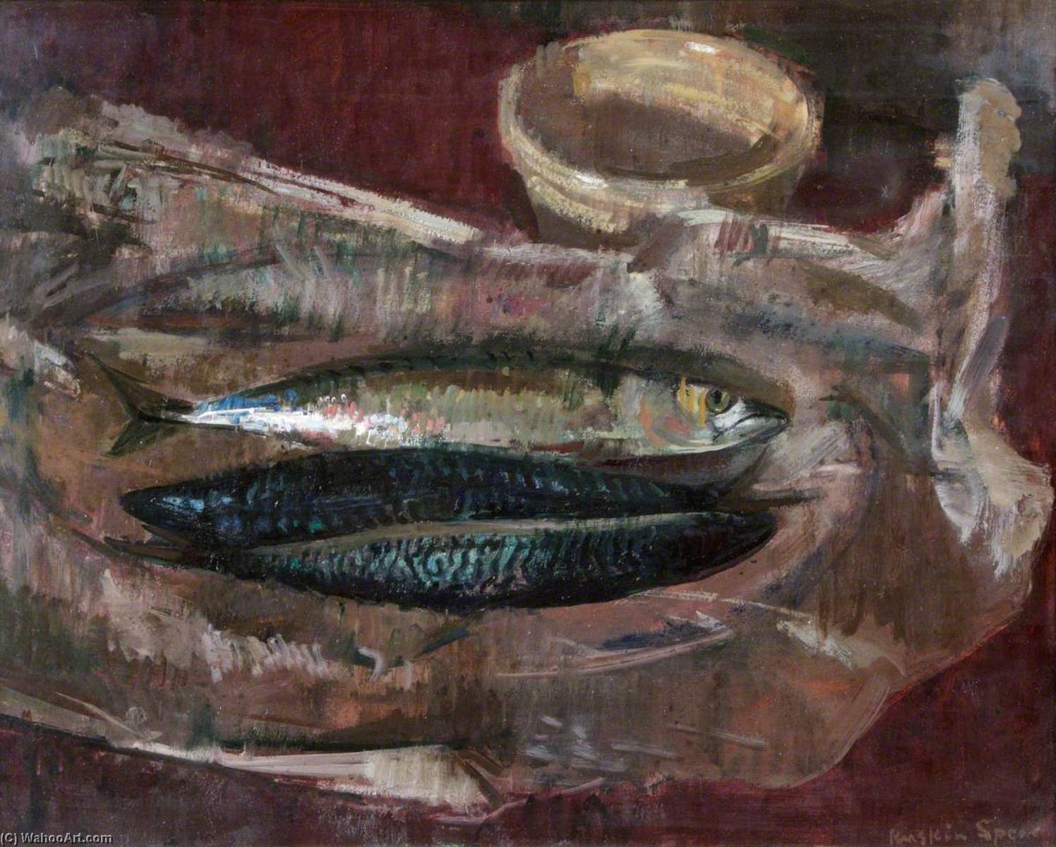 Order Artwork Replica Mackerel, 1943 by Ruskin Spear (Inspired By) (1911-1990) | ArtsDot.com