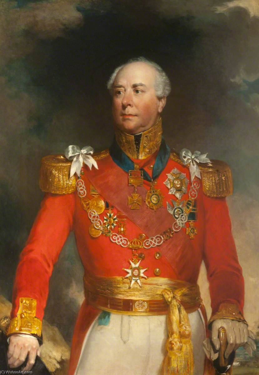 Lieutenant General Archibald Campbell, 1830 by John Wood (1922-2012) John Wood | ArtsDot.com