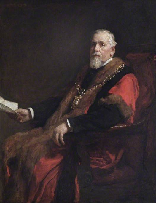 Order Oil Painting Replica James Hughes (1817–1895), Alderman, Mayor (1864, 1869, 1883, 1884, 1886 1889), 1889 by William Carter (1843-1864) | ArtsDot.com
