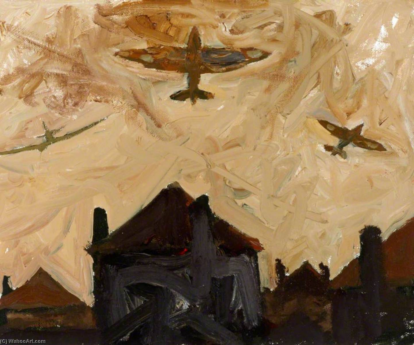 The Spitfires from Biggin Hill Sometimes Take Off over the Houses in Threes, 2005 by Stephen Chaplin Stephen Chaplin | ArtsDot.com