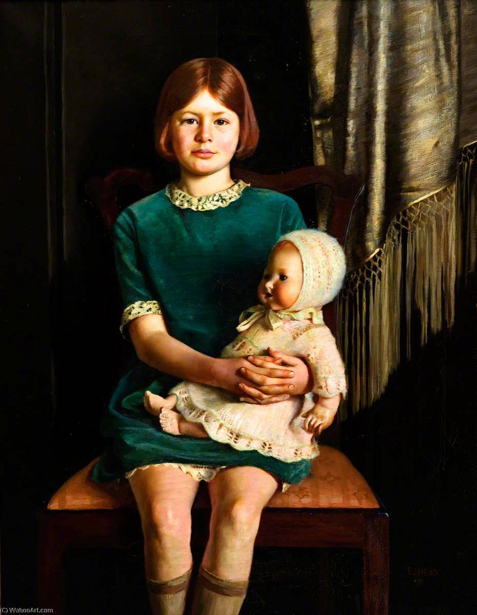 Order Art Reproductions Eira Rosetta Thomas (Dolly and I), 1929 by Edward Joseph Head (1863-1937) | ArtsDot.com