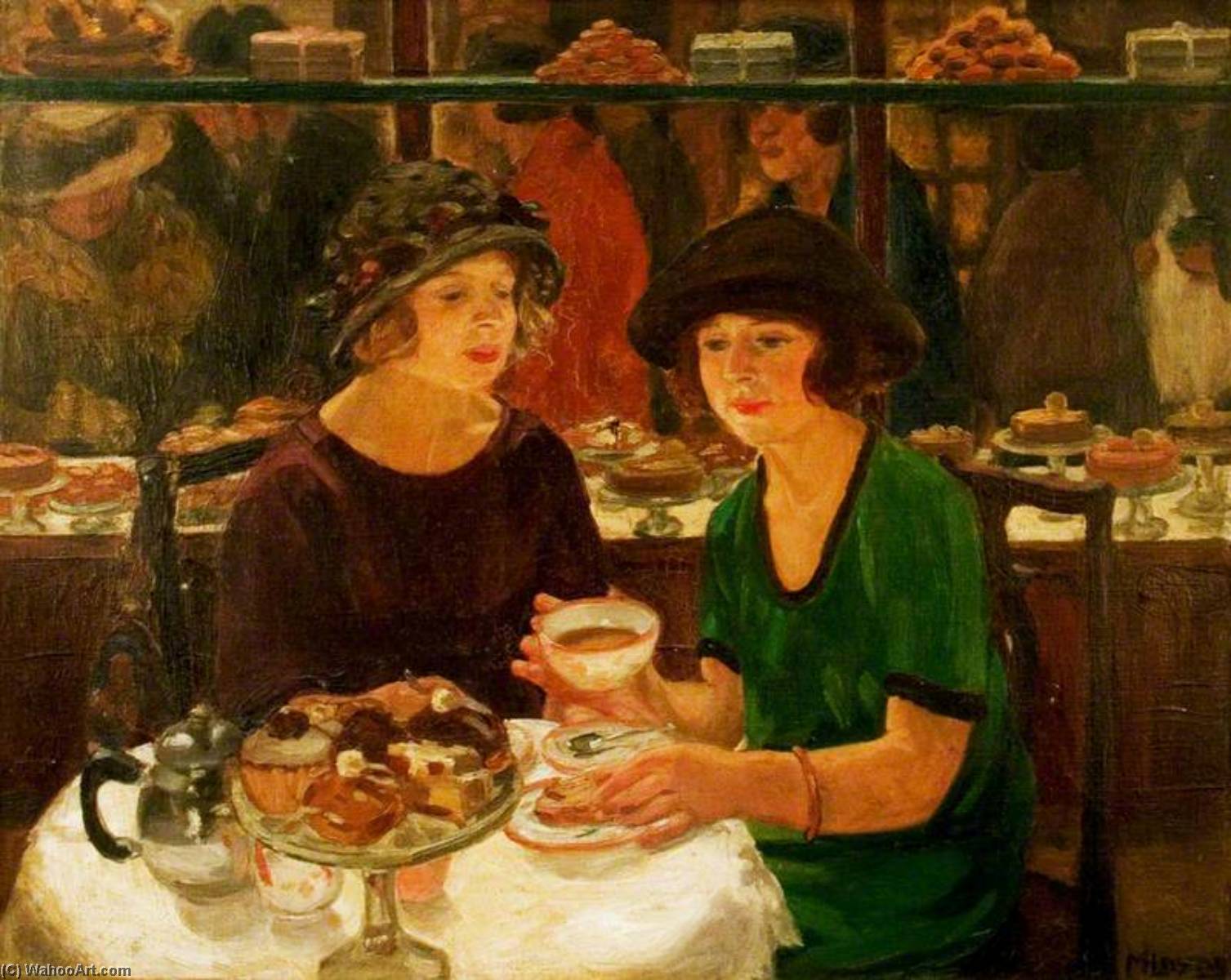 Buy Museum Art Reproductions The Tea Table, 1937 by Mabel Frances Layng (1881-1937) | ArtsDot.com