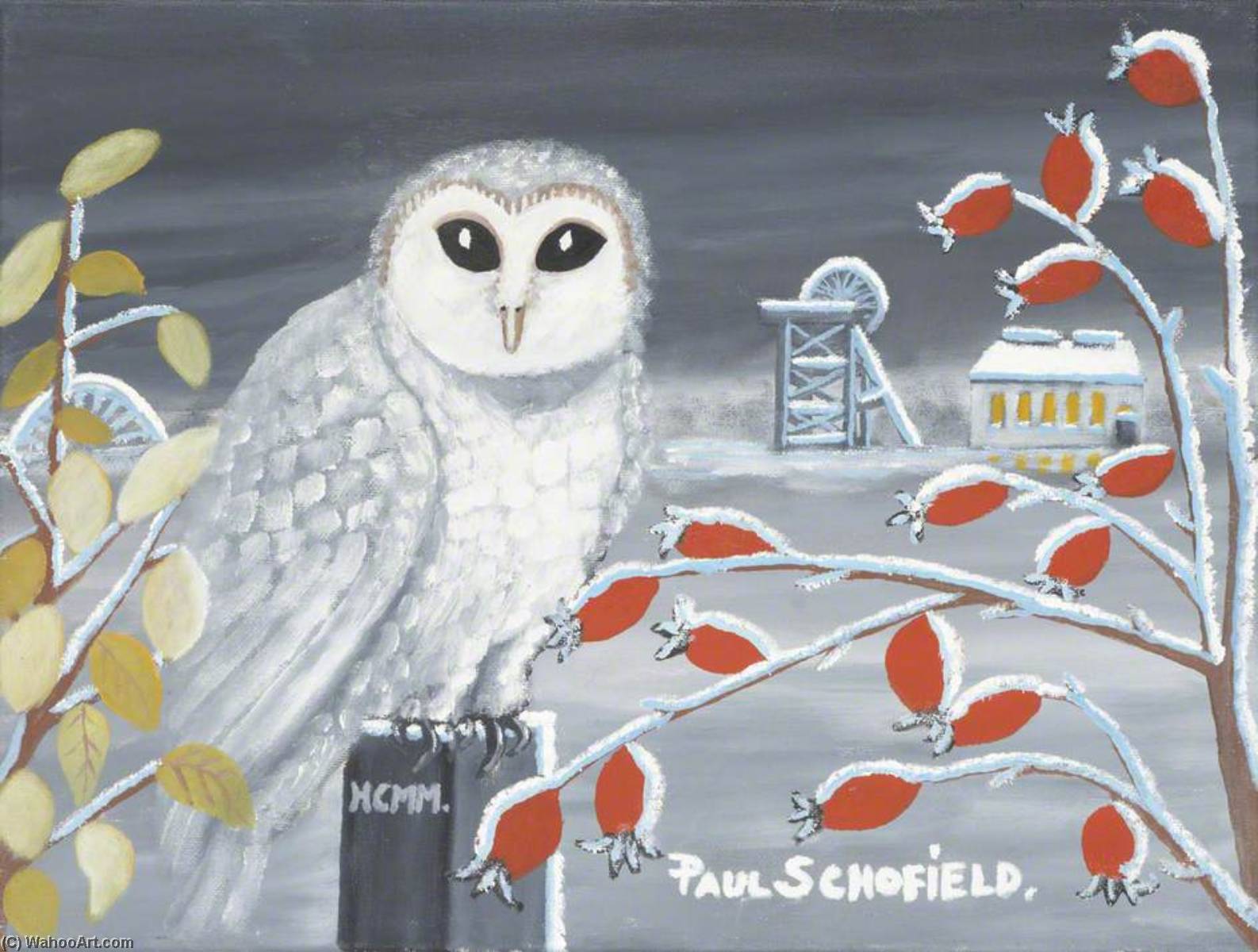 Snowy Owl II by Paul Schofield Paul Schofield | ArtsDot.com