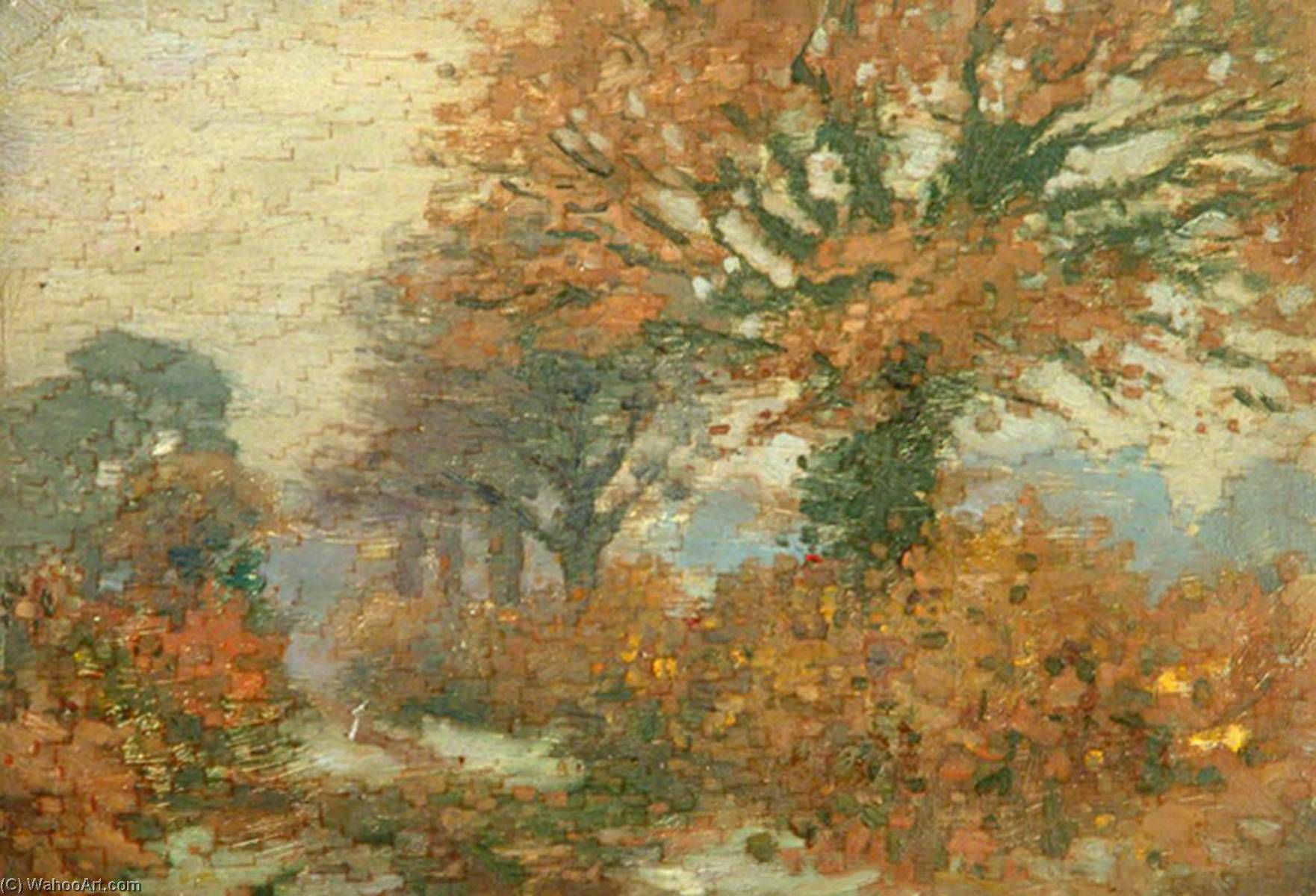 Buy Museum Art Reproductions Trees and Bracken by Sidney Herbert Sime (1865-1941) | ArtsDot.com