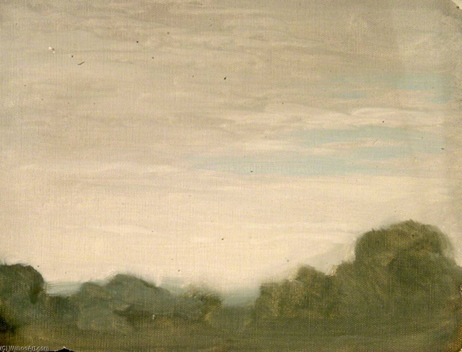 Order Oil Painting Replica Light Sky and Trees by Sidney Herbert Sime (1865-1941) | ArtsDot.com