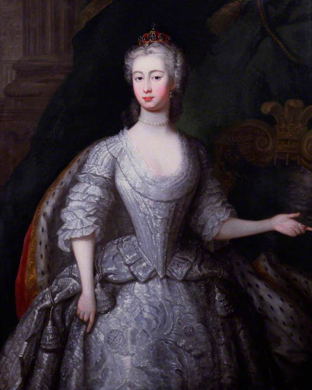 Order Oil Painting Replica Augusta of Saxe Gotha, Princess of Wales, 1736 by Charles Philips (1703-1747) | ArtsDot.com