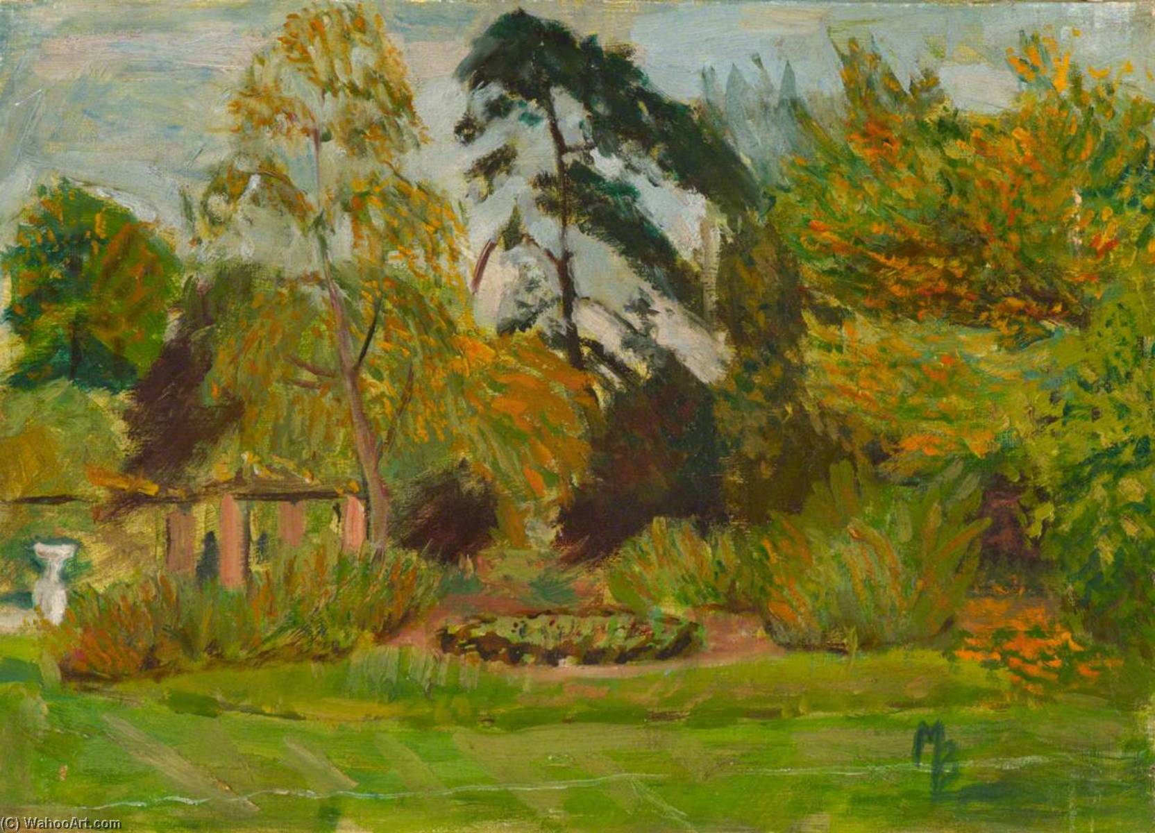 Order Artwork Replica Back Garden by Myfanwy Baker (Inspired By) (1884-1968) | ArtsDot.com