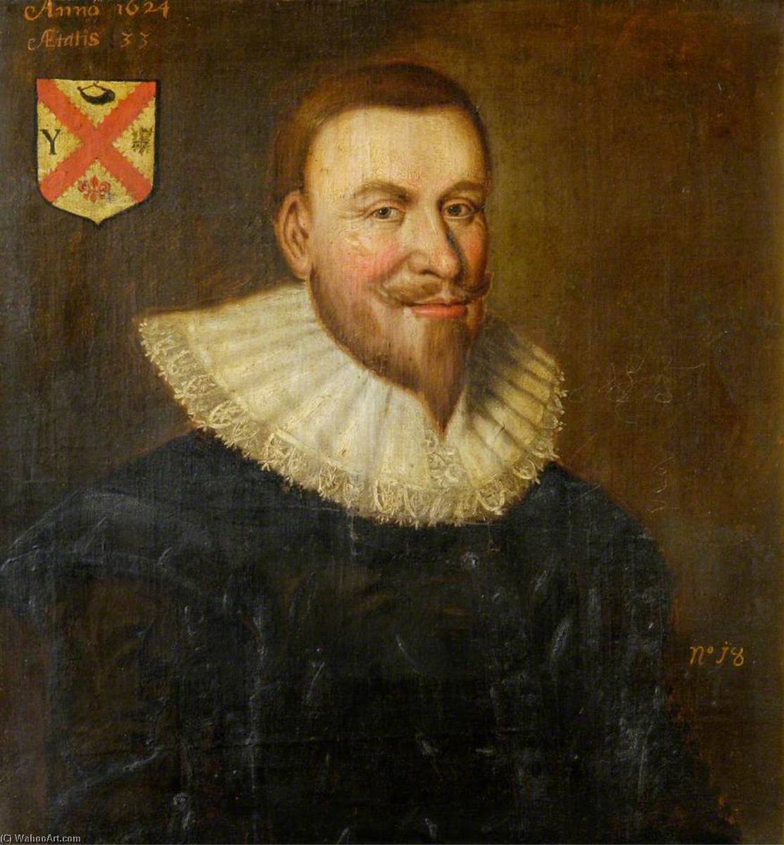 Buy Museum Art Reproductions Sir Thomas Burnet of Leys, 1624 by George Jamesone (1587-1644) | ArtsDot.com