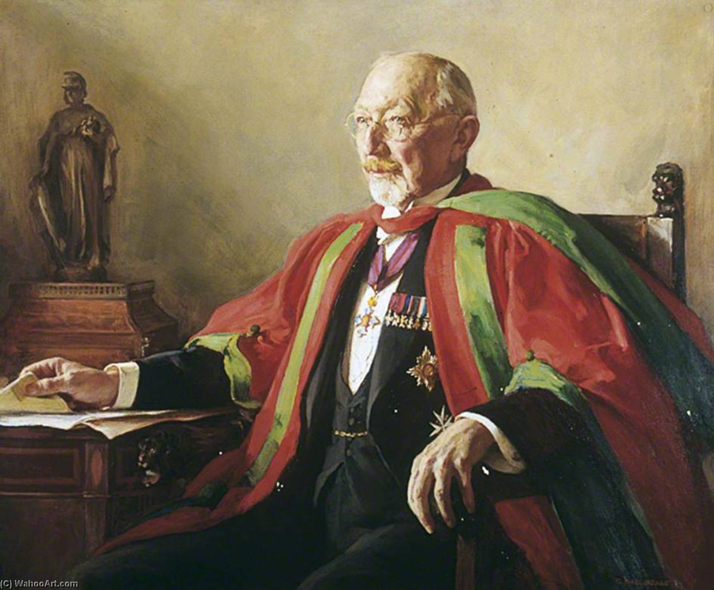 Order Oil Painting Replica Sir Arthur Mayo Robson (1853–1933), 1931 by George Hall Neale (1863-1940) | ArtsDot.com