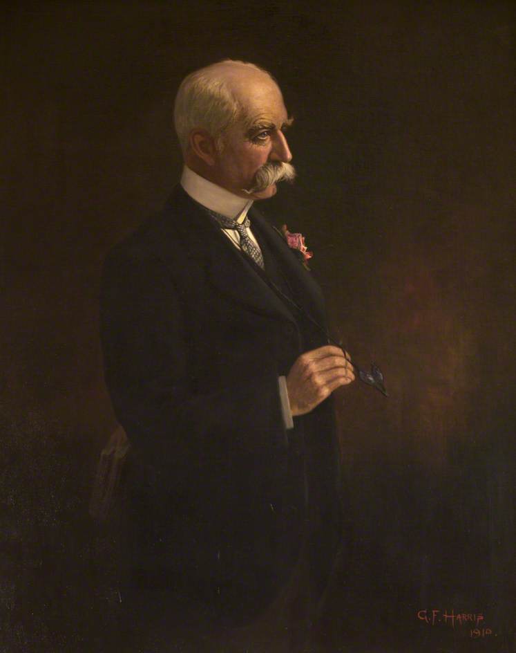 Order Artwork Replica Godfrey Charles Morgan (1831–1913), 2nd Baron, 1st Viscount Tredegar, 1910 by George Frederick Harris (1856-1924) | ArtsDot.com
