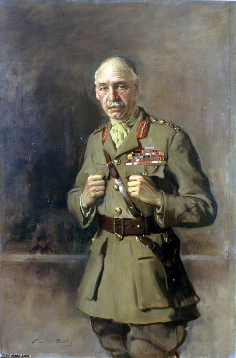 Buy Museum Art Reproductions General Lord Rawlinson of Trent (1864–1925), GCB, GCSI, GCVO, KCMG, 1925 by Oswald Hornby Joseph Birley (1880-1952) | ArtsDot.com