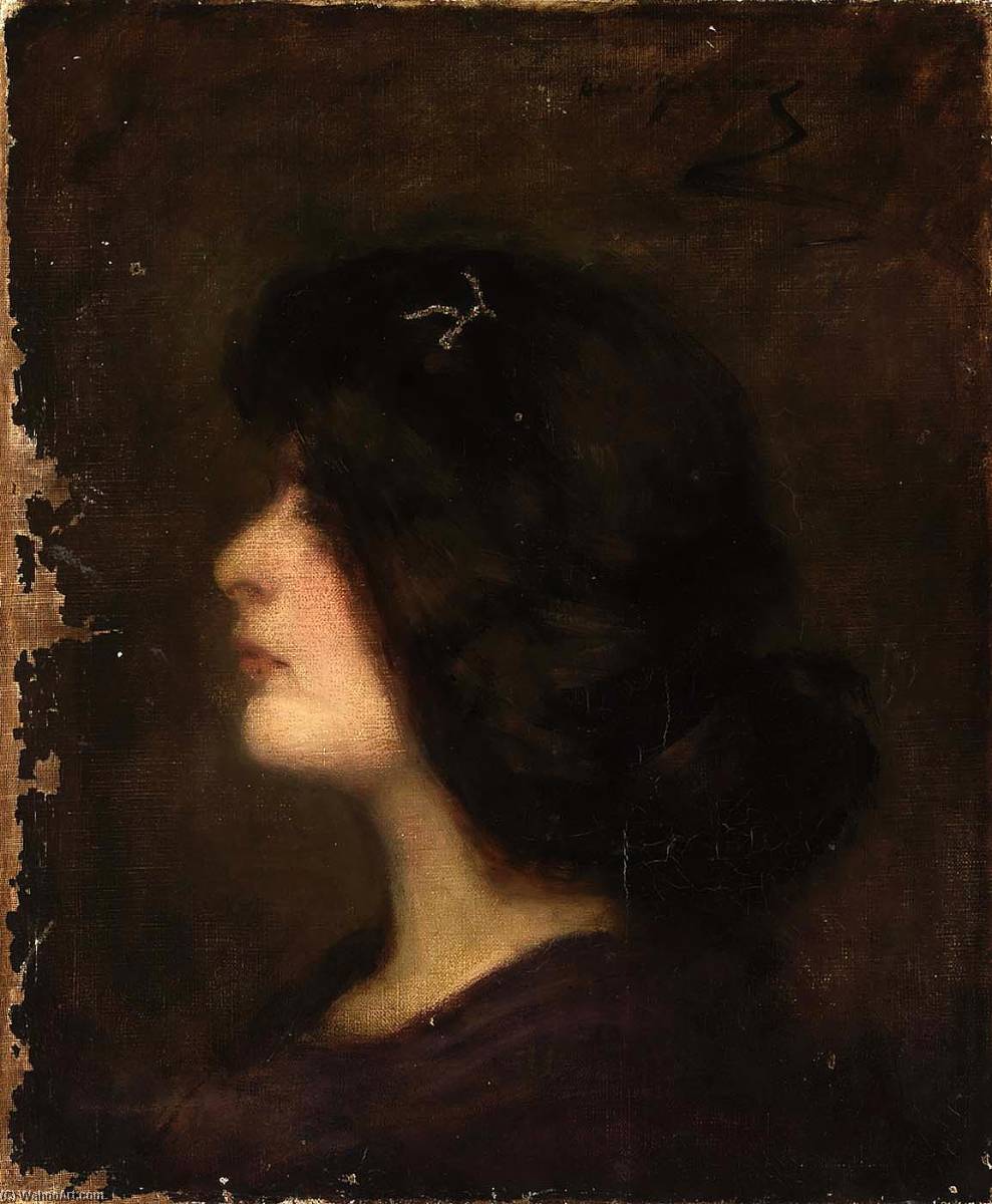Order Oil Painting Replica Laura at Fifteen, 1894 by Alice Pike Barney (1857-1931, United States) | ArtsDot.com